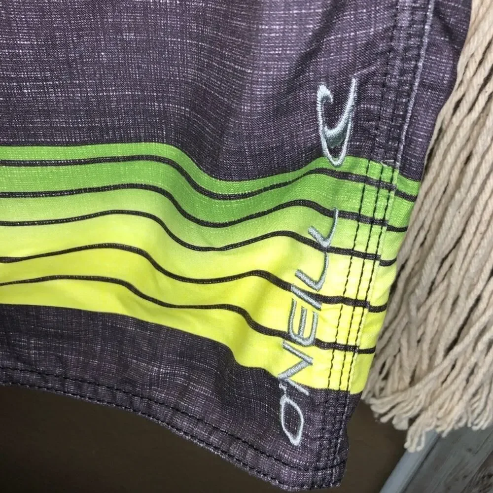 O’Neill Striped Board Shorts Size 29